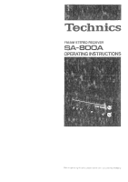 Technics - SA-800-A-Schematics 